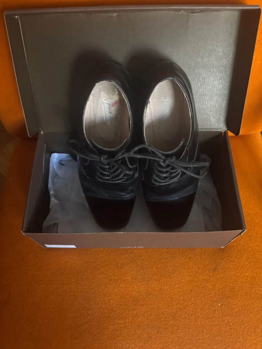 Florsheim Boys Lace-Up, Cap-Toe Oxfords (Size 6W)